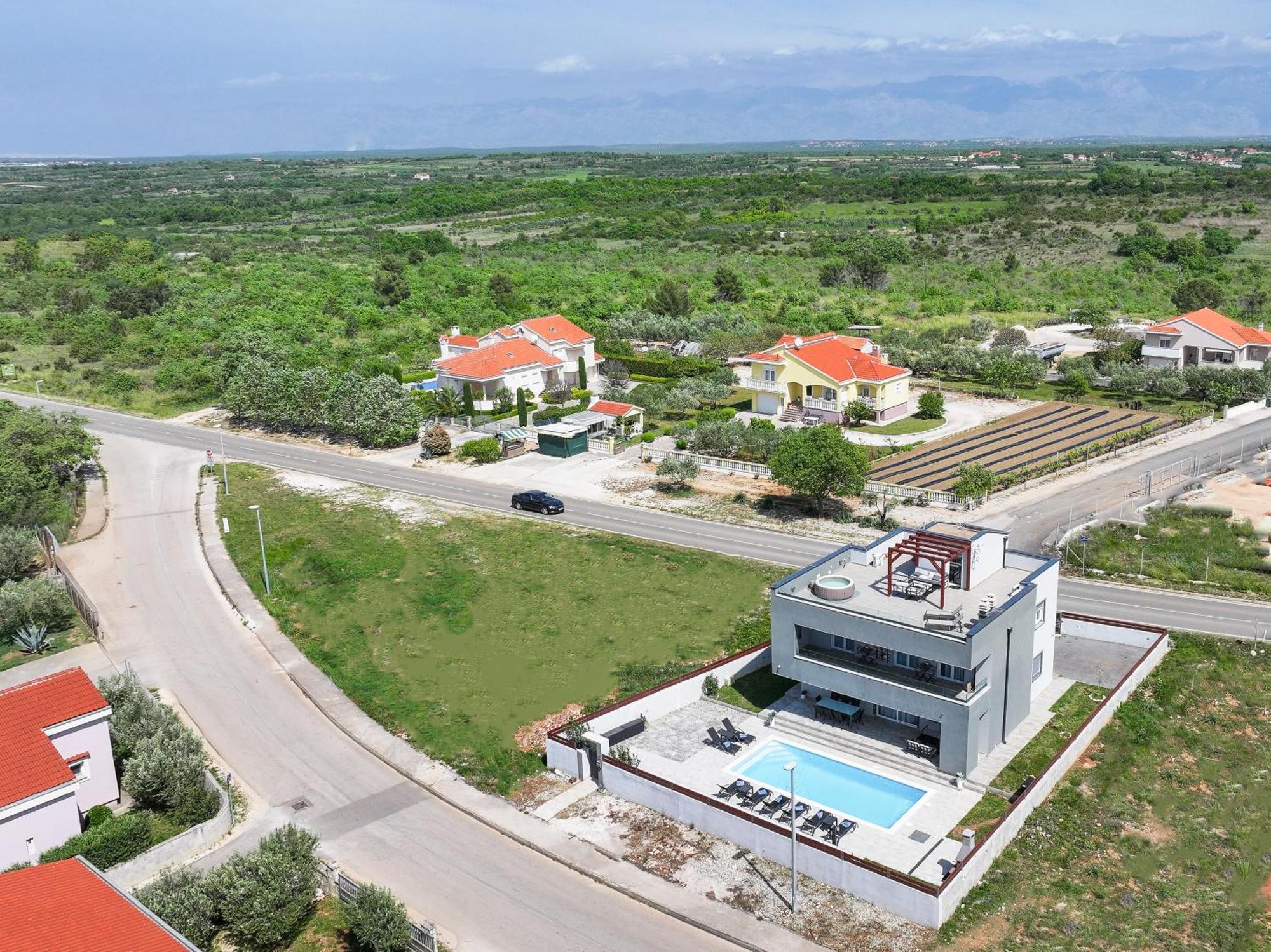 Villa Tia With Heated Pool & Jacuzzi Murvica  Exterior foto