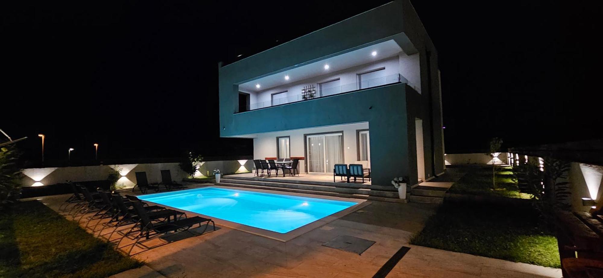 Villa Tia With Heated Pool & Jacuzzi Murvica  Exterior foto
